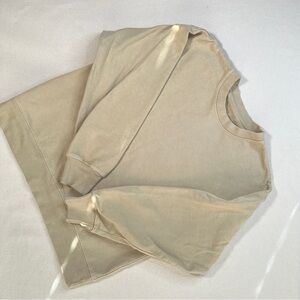 NWOT Cotton Citizen Unisex Tan Crewneck Sweatshirt